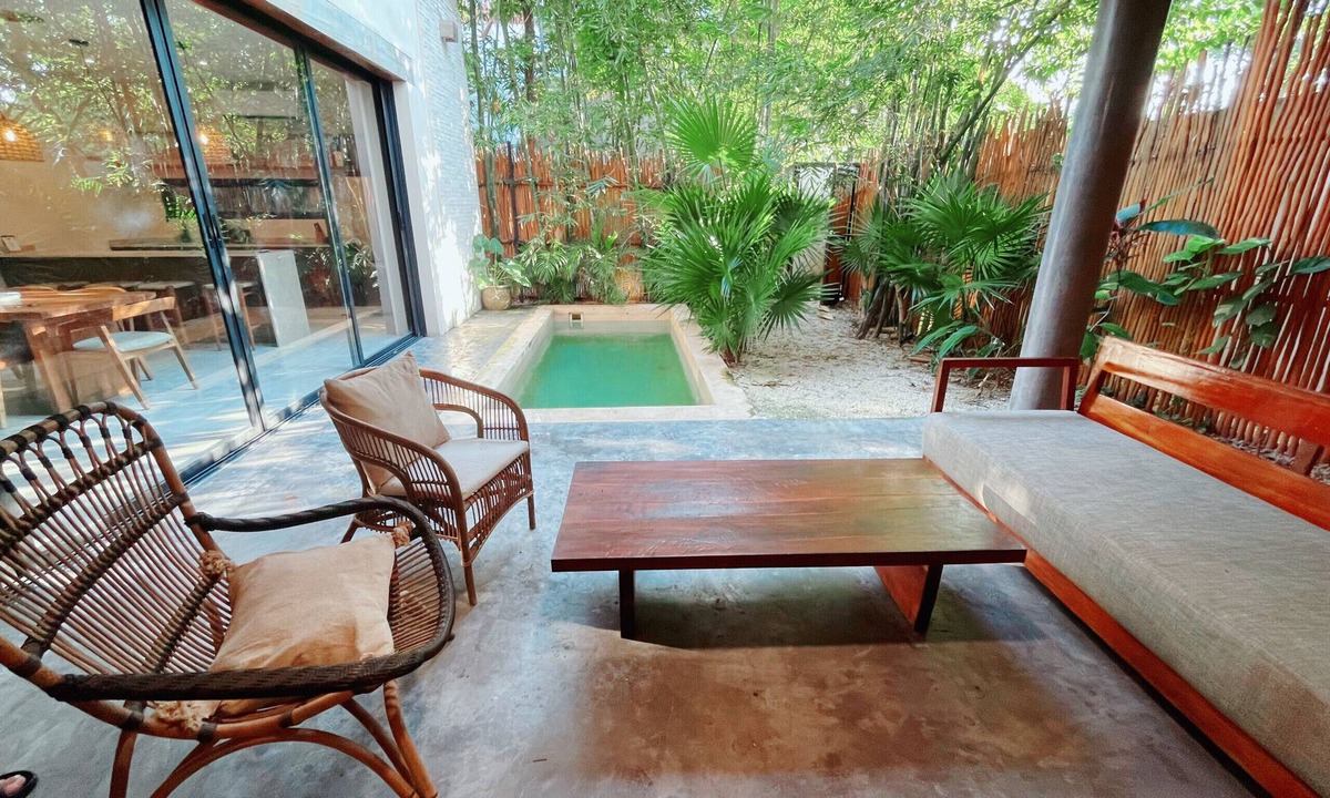 Tulum Villa | 2-BD Jungle Villa Private Patio & Rooftop wPools