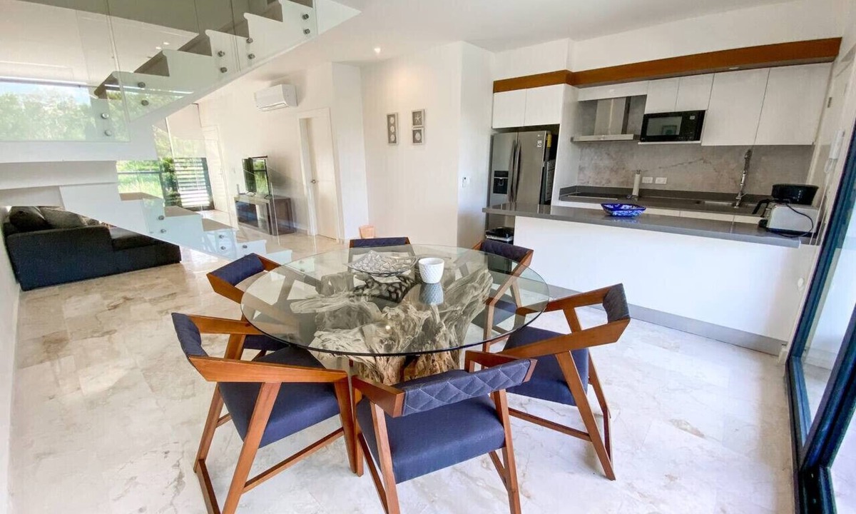 Akumal Apartment | 2BR PrivPool+AC+BBQ+Gym+Golf