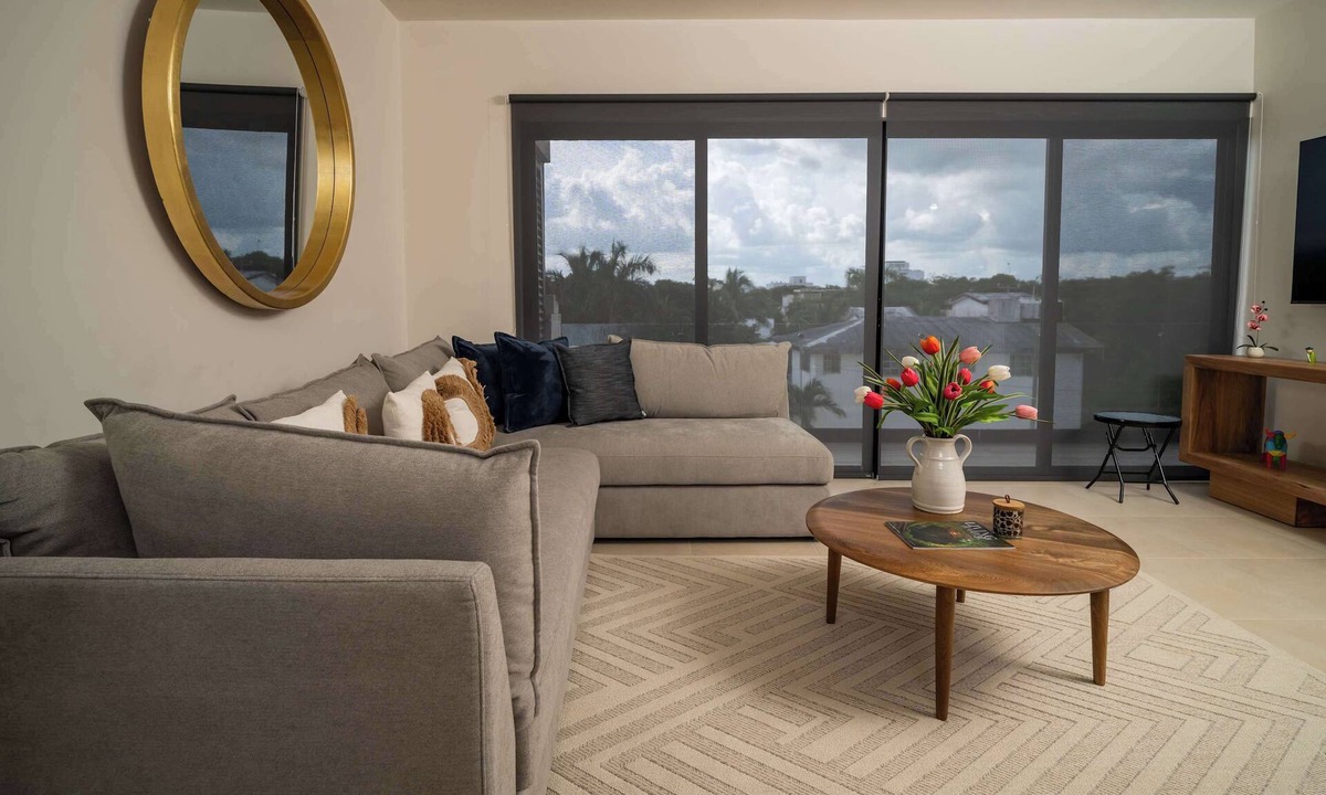 Cancun Apartment | 2BR Stylish Retreat | Rooftop Pool & Huayacán