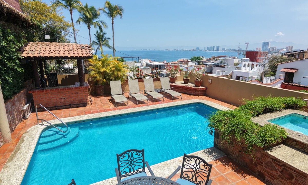 Downtown Puerto Vallarta Villa | 4BR Private Oceanview Retreat, Steps from Malecon & Zona Romantica
