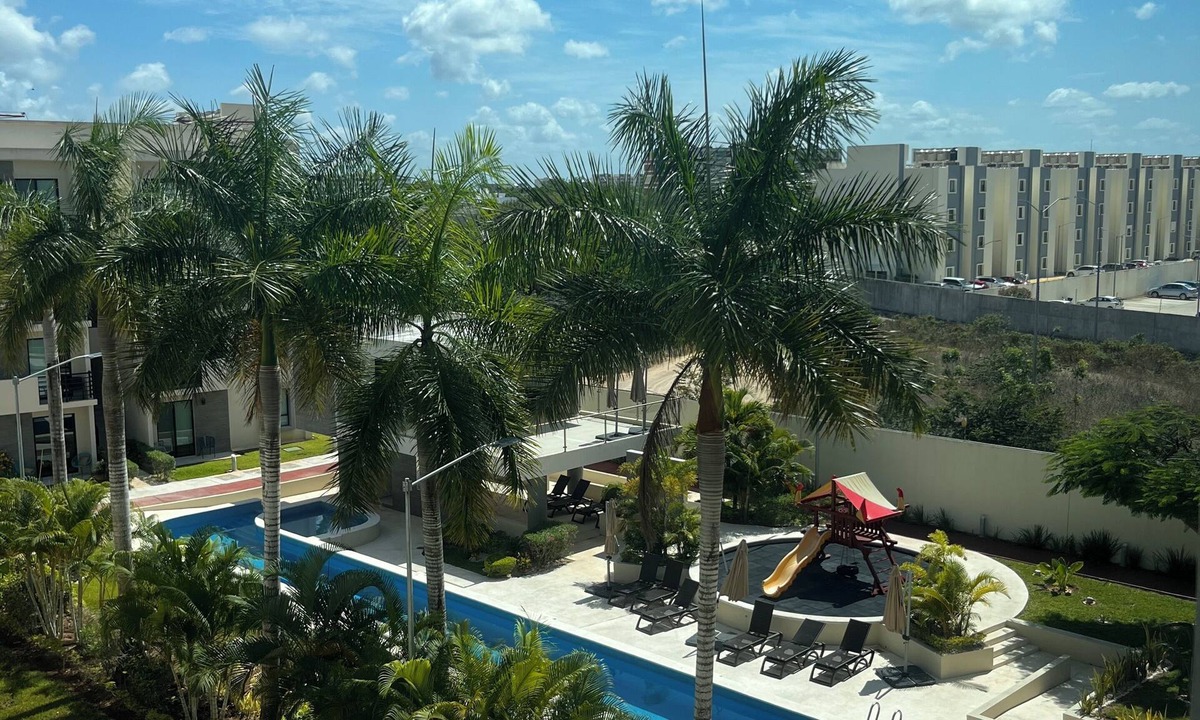 Cancun Apartment | Apartment near the airport with pool and office all inclusive