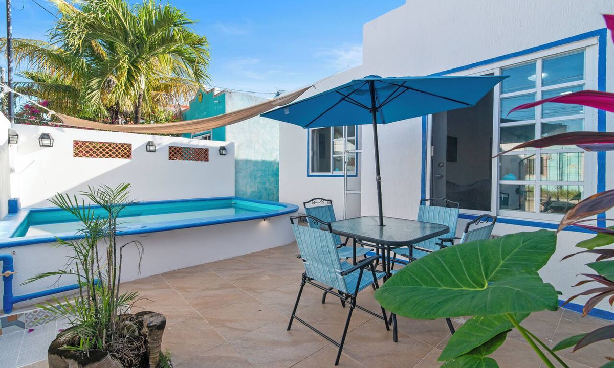 Chemuyil House | Casa Nube 2-bedroom in wonderful Chan Chemuyil with AC and pool cenotes
