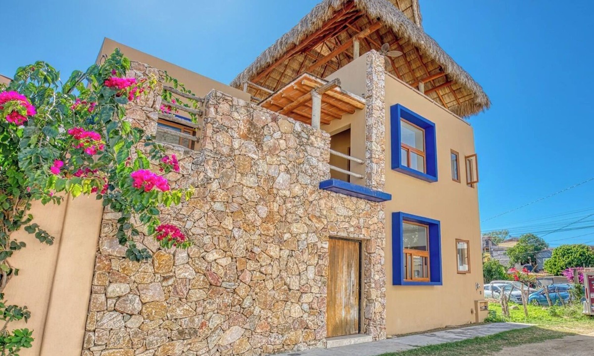 San Francisco House | Casa Piedra · Private Pool · Rooftop Palapa · 4BR· San Pancho Nayarit Beach Town