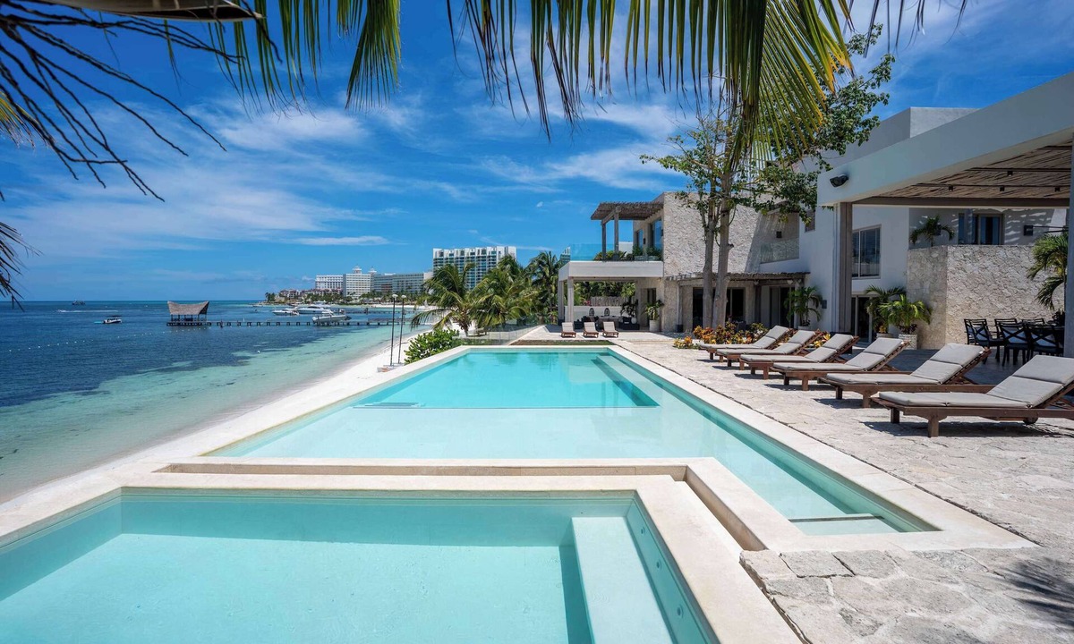 Punta Cancun Villa | CasaZul | 9 BR | Luxury Beachfront Mansion
