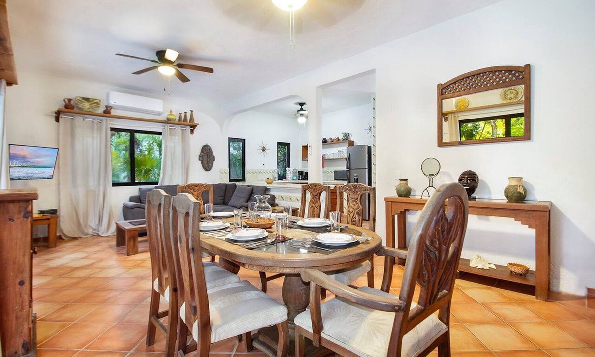 Playacar Fase I Apartment | Colorful Mexican Style 2BR with Pool Views