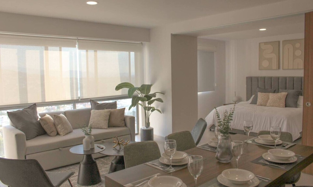 Zapopan Apartment | Depa de lujo en Dúo 24 | Alberca, gym y seguridad
