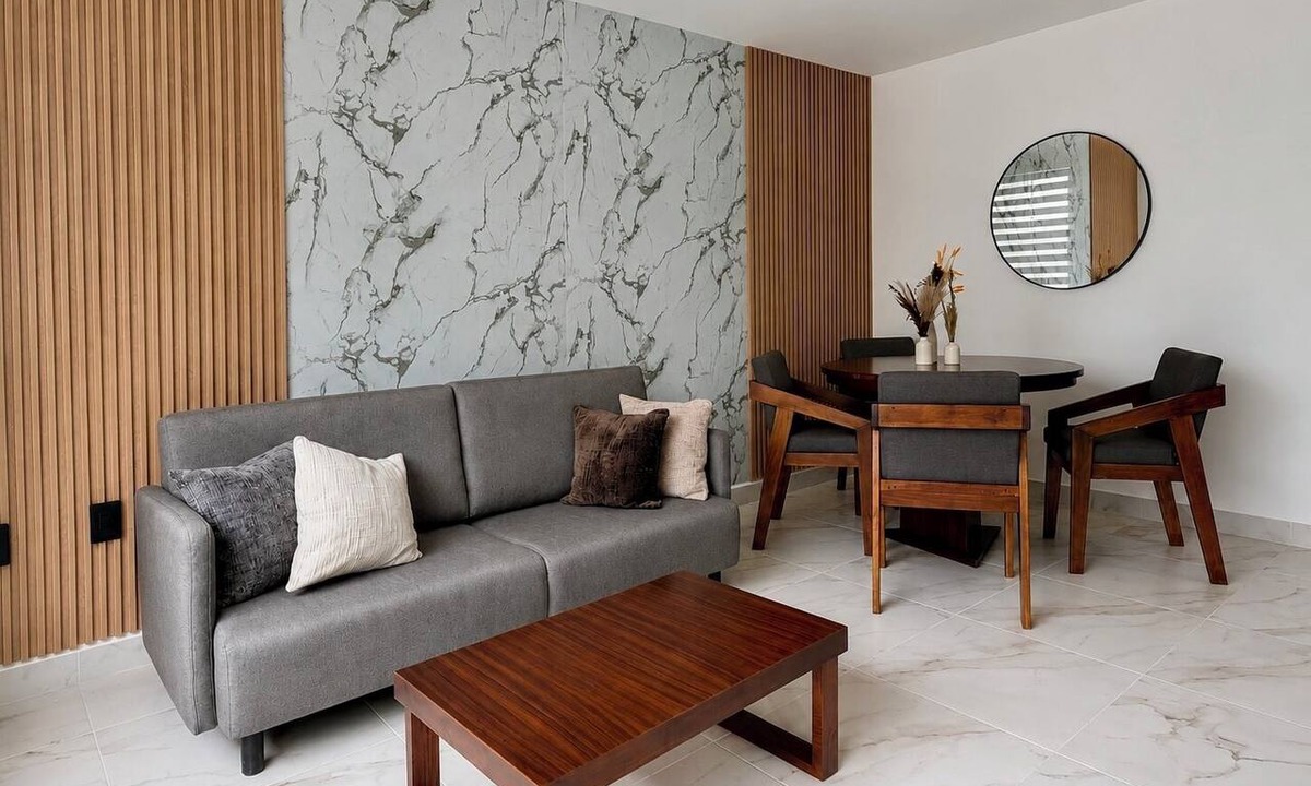 El Marques Apartment | Exclusive Japandi Loft in Zibatá with a Private Patio
