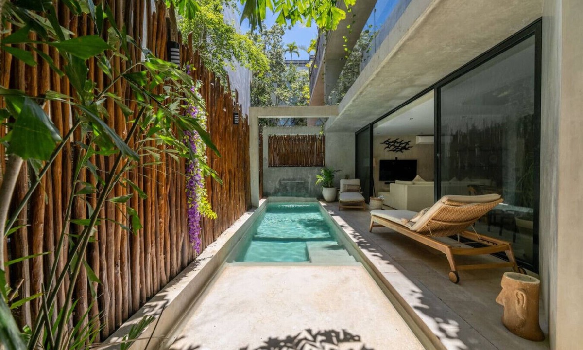 Tulum Apartment | Large Private Terrace w Hammock, Pool and Loungers
