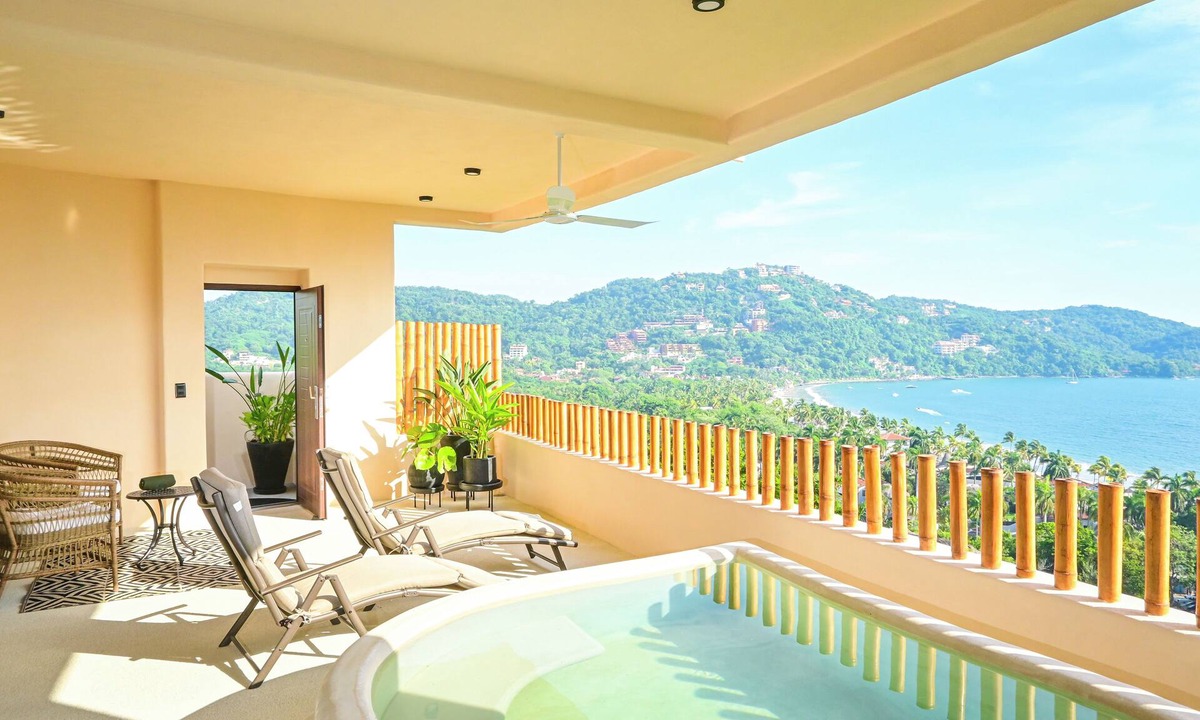Ixtapa - Zihuatanejo Condo | Luxury villa with private pool and ocean view — steps from Playa La Ropa