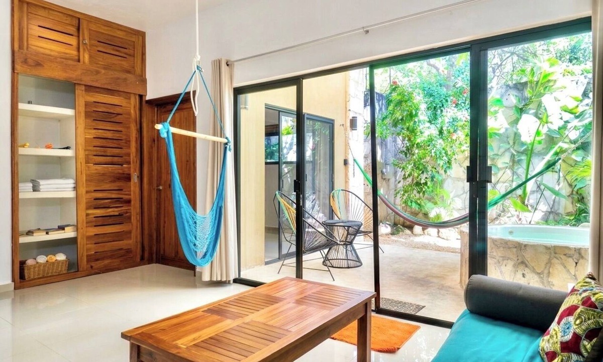 Tulum City Center Apartment | Nestled in the heart of Tulum town, steps away from Tulum's most lively street