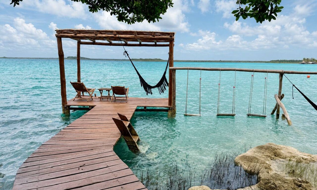 Bacalar House | Private Bacalar Lagoonfront Home 2BR, Dock & AC