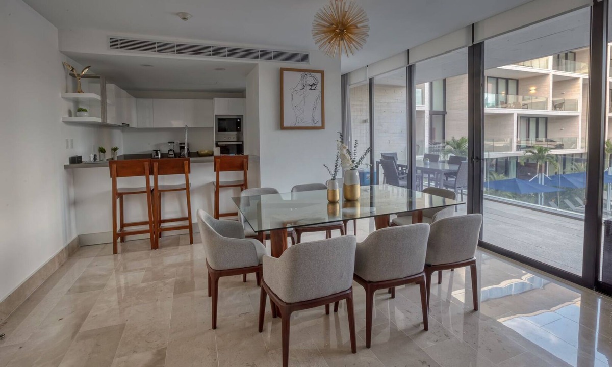 Luis Donaldo Colosio Apartment | Spacious 3-Bedroom Retreat with Modern Elegance and Resort-Style Amenities