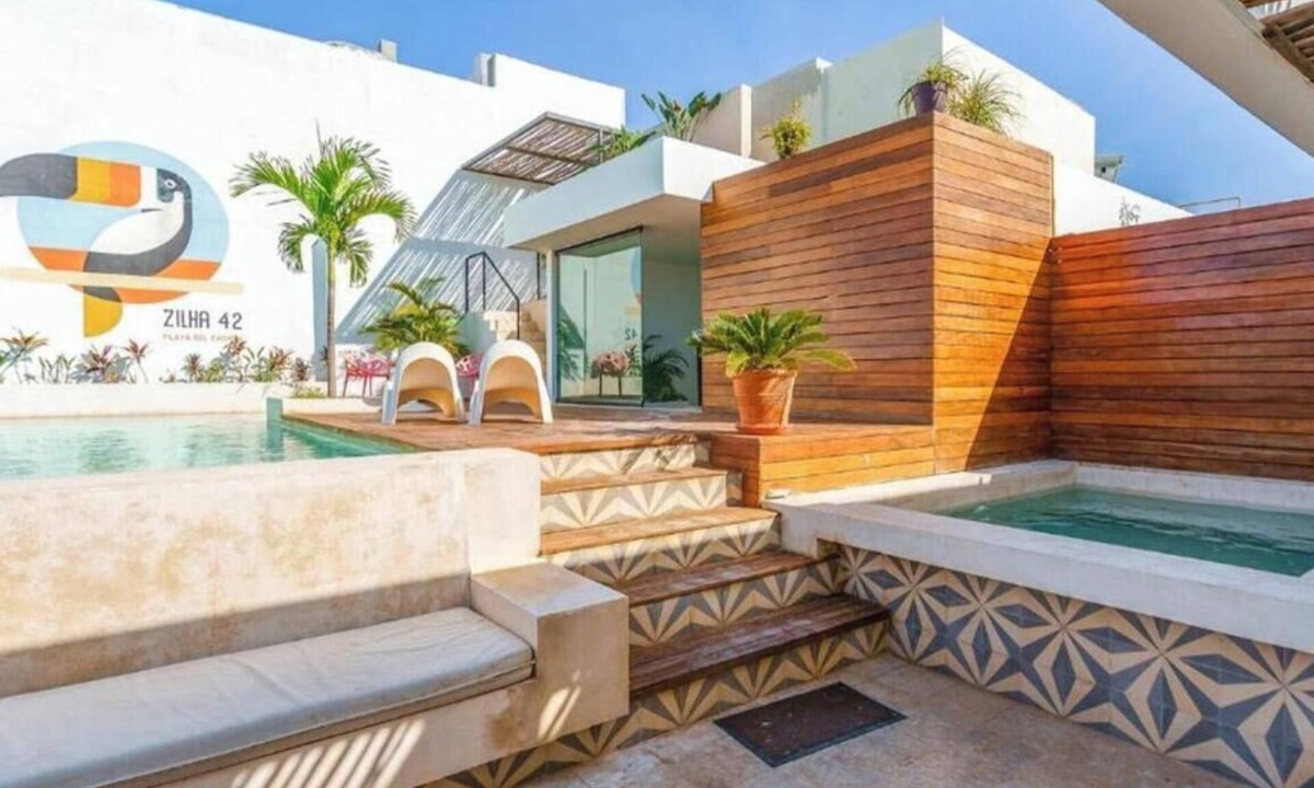 Zazil-ha Apartment | Splash Plunge Pool, Rooftop Terrace, Patio, 4 Blks to Beach & 3 Blks to 5th Ave