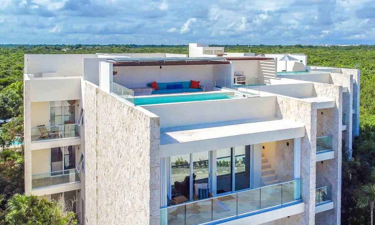 Akumal Apartment | Tortuga Azul With Beach Access Private Rooftop Pool