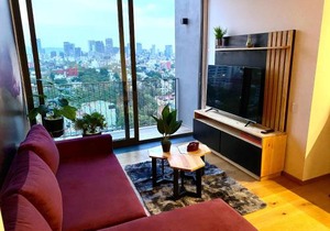 Penthouse con la mejor vista de Cdmx, 6 personas, Gym y 2 parkings in Mexico City
