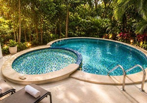 Playacar Villa, Private Pool, Patio & Balcony