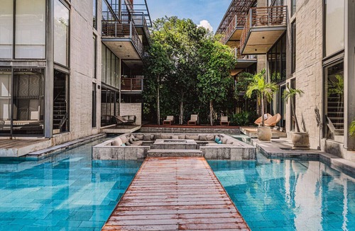 Tulum Condo | 1BR Swim up Loft w/Private Cenote | Rooftop Pool
