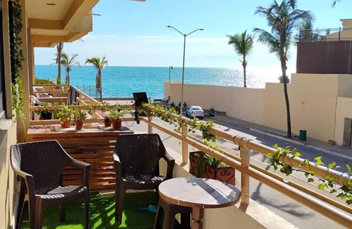 Marina Mazatlan Apartment | 2 bedroom oceanfront apartment, pool + views in Mazatlan