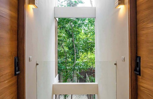 Tulum City Center Apartment | 2 Bedroom Villa- Rooftop Pool, BBQ & Fast Wi-Fi