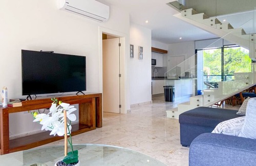 Akumal Apartment | 2BR PrivPool+AC+BBQ+Gym+Golf