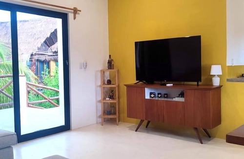 Isla Holbox Apartment | 2BR Sea View, Sleeps 5, Full Kitchen, Balcony, C8