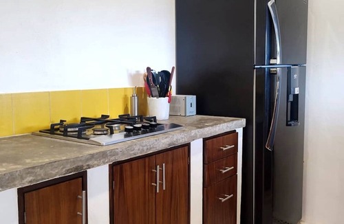 Isla Holbox Apartment | 2BR Sea View, Sleeps 5, Full Kitchen, Balcony, C8