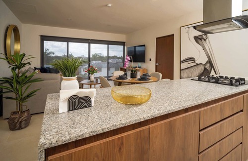 Cancun Apartment | 2BR Stylish Retreat | Rooftop Pool & Huayacán