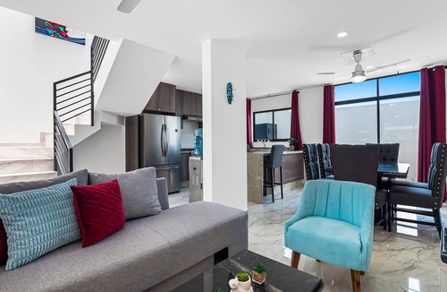 Las Jarretaderas House | 3BR/2.5BA Porto Residencial in Nuevo Nayarit, near ocean, pool, patio, WiFi