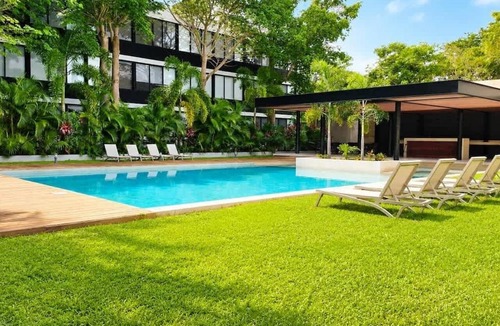 Merida Municipality Apartment | Acogedor departamento alberca y estacionamiento
