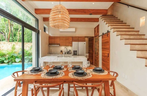 Zama Condo | Aldea Zama Jungle Home: Private Pool & Garden Tub