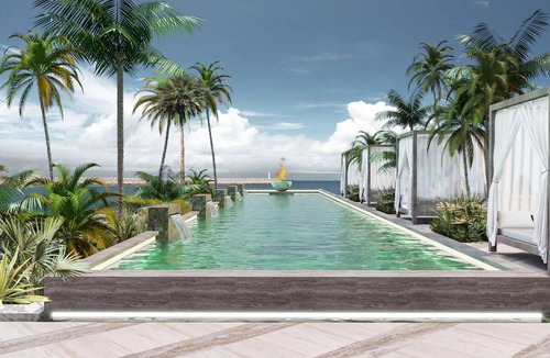 Punta Sam Hotel | All-Inclusive Getaway: Spacious Room w/Private Pool & Garden in Beachfront