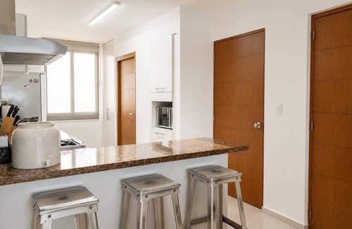 Puerto Juarez Apartment | Beachfront 3BR - Ocean View - 70m Pool - Cancun