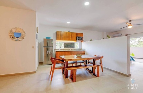 Ejidal Apartment | Beautiful loft in Playa del Carmen: roof pool, balcony, gym high-speed internet
