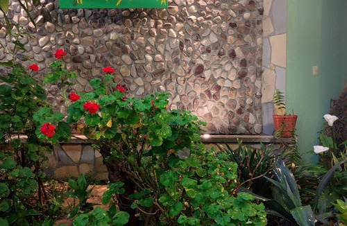 Ojo de Agua House | Blood and Wisdom Home - Art Gallery Lodging, art, clay, and cardboard crafts