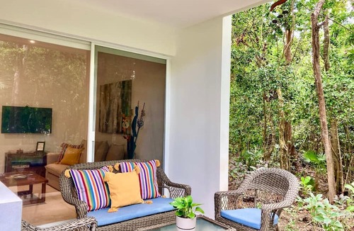Akumal Condo | Bosque 102 · Casa Tortuga/Beach&Cenote/Roof Top Pool w Sea View