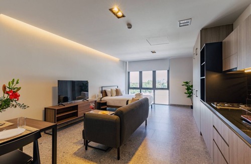 Miguel Hidalgo Apartment | BRIGHT MODERN STUDIO WITH GYM AND POOL