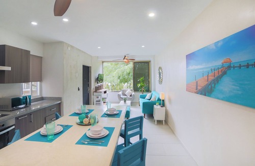 Gonzalo Guerrero Condo | Casa Agave Bright & Stylish 1-BR condo, pool, prime location in Playa del Carmen