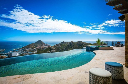 Pedregal Villa | Casa Cielo at Pedregal: 10BR Hilltop Villa with Marina & Ocean Views