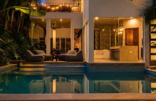 Tulum Villa | CieloAzul|Breakfast Included|HUGEPOOL|Security+Cleaner|5min to the beach |5BR
