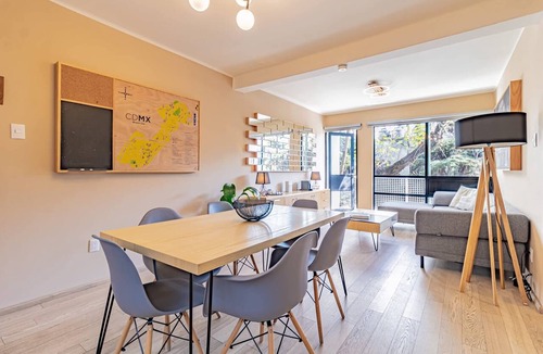 Benito Juarez Apartment | Contemporary chic near WTC | Terrace