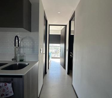 Americana House | Depto 6 person 3 Rec Alberca Gym Cowork Estaciona