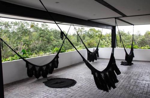 Ek Balam Village Apartment | Designer Penthouse - Jungle Views, Bike to Beach