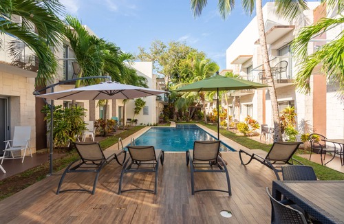 Playacar Apartment | Ground Fl Studio, Nice area, 2 pools, 15 min walk to beach