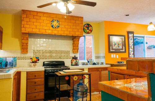 Puerto Morelos House | Large 3 story home with charming Mexican decor, private pool & garden