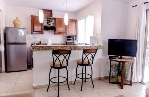 Gonzalo Guerrero Villa | Luxurious 1-Bedroom condo on Calle 38 with beautiful pool. A Playa favorite!