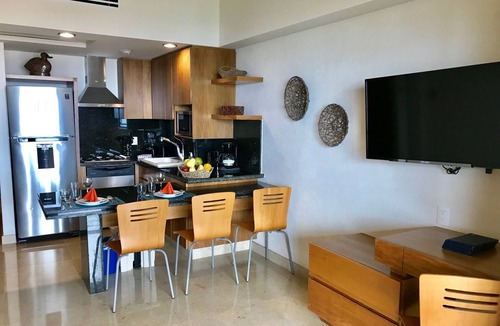 Lazaro Cardenas Apartment | Luxurious Presidential King Suite w/ Stunning Ocean Views & Full Kitchen