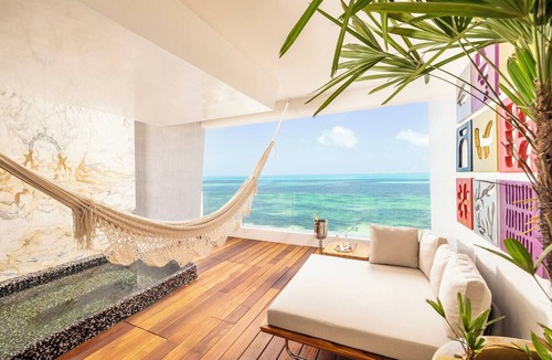 Punta Sam Apartment | Luxury Adults-Only Oceanfront 1-Bedroom
