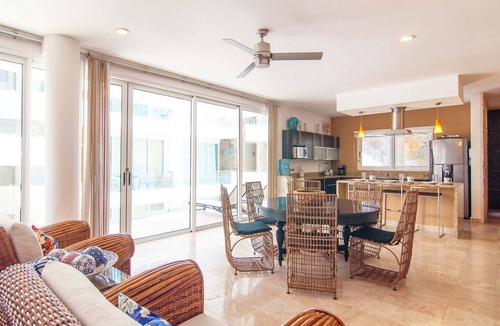 Downtown Condo | Mamitas Beach 1 Block & Pool View Balcony
