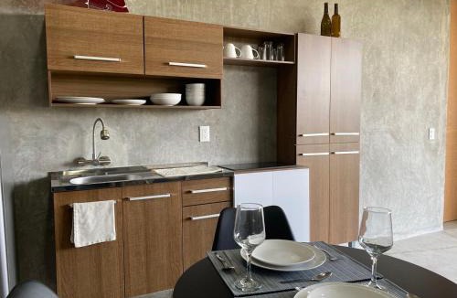 El Santuario Apartment | "Modern Loft Spectacular View of Mountain and Lake