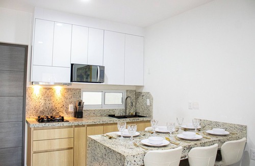 Mazatlan Apartment | NEW apartment with ALBERCA and ROOF GARDEN 5 min from the boardwalk.